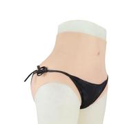 Adima Culotte en Silicone pour Hommes, Fausse vulve, amplificateur de Hanches, Short en Triangle de contrôle, Pantalon Cache-gênes pour Crossdresser,Color1,Upgrade