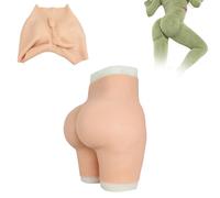 Adima Culotte en Silicone pour Travestis avec Fesses Et Vagin Réalistes, sous-Vêtements Amovibles pour Cosplay Et Personnes Transgenres,White(Upgrades)