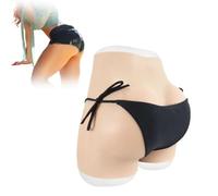 Adima Culotte en Silicone réaliste avec Rembourrage pour Le fessier, Boxer avec Fausse vagin, amélioration des Hanches, sous-vêtements Push-up pour travestis,Color3,Upgrade