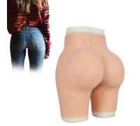 Adima Culotte en Silicone Réaliste Vagin Homme vers Femme, Faux Fessier, Culotte Artificielle pour Améliorer Les Hanches pour Crossdresser,Brown(Upgrades)