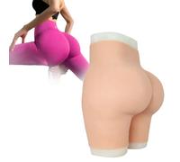 Adima Culotte en Silicone sans Couture avec Hanche, Vagin Artificiel, Coussin De Fesses Réaliste, Culottes Rehausseuses pour Personnes Transgenres Et Travesties,Wheat(Basics)