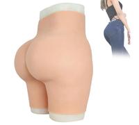 Adima Culotte en Silicone sans Couture sous-Vêtements Réalistes D'Amélioration De La Hanche Faux Vagin Culotte pour Travestis Transgenre,White(Basics)