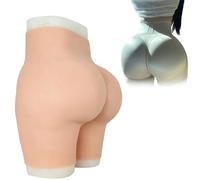 Adima Culotte Réaliste en Silicone Intégral pour Crossdresser avec Vagin Factice, sous-Vêtements Modelants Et Gainants pour Fesses, Short De Contrôle pour Personnes Transgenres,White(Basics)