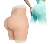 Adima Culotte Réaliste en Silicone pour Homme À Femme, Fausse Vagin, Coussins De Hanches, sous-Vêtement pour Transformation De Crossdresseur,Brown(Basics)