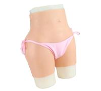 Adima Travestissement Culotte en Silicone Butt Lift Pénétrable Faux vagin Short Cacher Gaff Boxer Slips pour vêtements de Cosplay,Marron,Basic