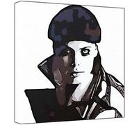Adina Fohlin - Impression Pop Art (Multicolore, fond blanc) 50 x 50 x 2,5 cm