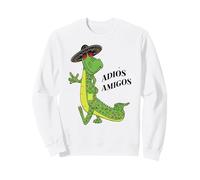 Adios Amigos Alligator Humoristique Cinco de Mayo Sweatshirt