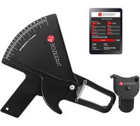 [Adipomètre Pro Et Metre De Couture]-Pince À Plis Cutanée Pro Et Mètre Ruban-Inclus: Manuel-Français,Logiciel Et Vidéo D'instruction- Bozeera©. Kit Premium
