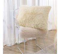 AdirHome Housse de coussin douillet beige - 50 x 70 cm - Poil de coussin douillet - Coussin pour canapé - Super doux - Coussin moelleux - Housse de coussin pour canapé - Décoration de jardin - Coussin