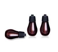 Adirigo Bouteilles vides pour le remplissage d'huiles essentielles - Trois bouteilles vides, six filtres en coton et un mini entonnoir pour diffuseur d'arômes Adirigo