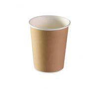 ADISERVE 50 Gobelets carton brun de 24 cl