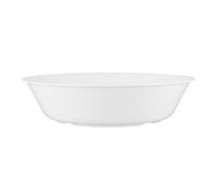 ADISERVE 6 ASSIETTES CREUSES en Plastique Incassable Ø 18 cm, Robustes, Assiettes pour Salade, Dessert, Camping, Bateau, Pique-nique.Passe au Lave-vaisselle et Micro-ondes (BLANC)