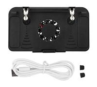 ADITAM Contrôleur de jeu mobile, support de téléphone portable de 4,7 à 6,0 pouces, joystick de déclenchement avec ventilateur de refroidissement pour téléphone Android/iOS Double the comfort