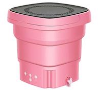 ADITAM Machine à laver portable, mini machine à laver pliable avec poignée, machine de nettoyage super silencieuse, écran tactile et machine à laver réutilisable pour vêtements, sous-vêtements,