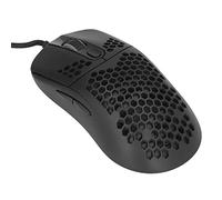ADITAM Souris de Jeu Filaire, LED RVB, 8000 DPI, 7 Boutons programmables, Design Creux Unique, Souris d'ordinateur USB, Noir Double The Comfort