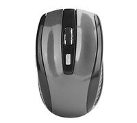 ADITAM Souris sans Fil, Souris Optique d'ordinateur avec Conception silencieuse de Micro-Mouvement, Souris de Jeu sans Fil pour Ordinateur Portable, réglage Intelligent jusqu'à 1600 DPI (Gris) Double