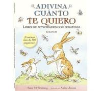Adivina cuánto te quiero libro de actividades con pegatinas