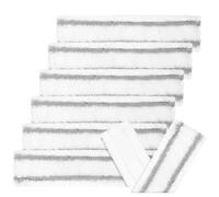 Adiwo 6 Bonnettes Microfibre pour Kärcher WV1 WV50 WV75, Lingette Remplacement pour Karcher, Chiffons de Rechange en Microfibre, Accessoires de Rechange pour Kärcher Nettoyeurs de Vitres, Grau