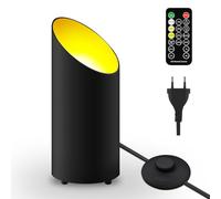 Adiwo Spot LED Uplight, Spot de Sol, 1 Pc Noir Lampes de Sol LED pour Un Éclairage d'Accentuation d'Ambiance, Lampadaires Plafonniers Lampadaire Dimmable Jaune Chaud Naturel Lumière Blanc Froi