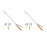 Adiythbm Baguette de pulvérisation en laiton avec embout réglable 72 cm | Construction entièrement en métal avec raccords ardillons en laiton, réglable pour un arrosage polyvalent, portée de 72 cm.