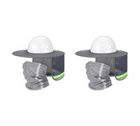 Adiythbm Casque OutdoorReady DustGuard visible | Convient pour la construction, le jardinage, la randonnée et le cyclisme, offrant une protection contre le soleil
