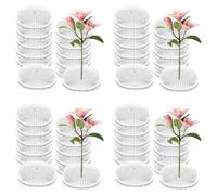 Adiythbm Épingles à fleurs transparentes pour centres de table - Trois | Le design transparent se marie avec n'importe quelle palette de couleurs, laissant les fleurs être le point d'honneur lors