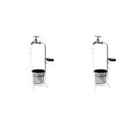 Adiythbm Lampes solaires pour robinet d'eau de jardin, allée, lampe de | Dispose d'une silhouette de robinet vintage avec une ficelle intégrée qui simule l'eau gazeuse.