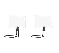 Adiythbm Loupe à suspendre au cou lisible 24 x 17 cm | Design tour de cou pour une utilisation mains libres et un placement facile sur la table avec lentille amovible.