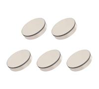 Adiythbm Tambour à main pour enfants avec cadre en bois de 15,2 cm | Comprend 5 pièces en bois, couleur blanc crème, taille de 15,2 cm, idéal pour les leçons de musique et l'apprentissage