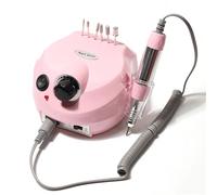 Adj Table 20000 TR/Min perceuse à Ongles électrique ponçage Cutter pédicure manucure Ensemble équipement de Polissage (Pink-202DMJ)