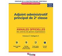 Adjoint administratif principal de 2e classe 2021 2022: Concours de catégorie C, concours externe, interne, 3e concours