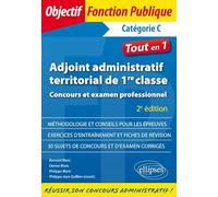 Adjoint administratif territorial de 1re classe Catégorie C: Concours et examen professionnel