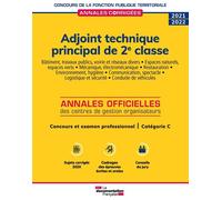Adjoint technique principal de 2e classe 2021-2022 Concours et examen professionnel Catégorie C - CIG Petite Couronne - Documentation Francaise - broché - Scolaire / Universitaire