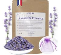 ADJUO, Fleurs de Lavande séchée,Origine Provence, Qualité supérieure, Lavande en Vrac Parfumée Naturelle de Provence, Idéal pour Sachets, Pot-pourri, Décoration et Relaxation, 115G