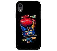 Adjust Your Crown Protect Your Chin Coque pour iPhone XR