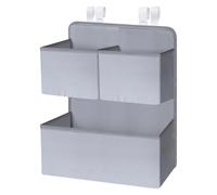 Adjustable 3-Pocket Diaper Organizer Hanger Secure Nursery Storage | Features 3 spacious pockets with adjustable straps to securely on cribs, changing tables, or doors for easy access.