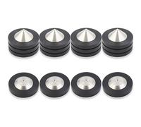 Adjustable 49mm Stainless Steel Speaker Spike - Height Damping Isolation Stand Feet Optimal Sound