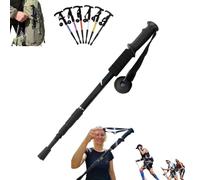 Adjustable Aluminum Alloy Trekking Pole, Lightweight Aluminum Telescopic Walking Stick, Hiking Poles- Durable, Shock-Absorbing, Suitable for Outdoor Hiking & Travel