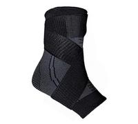 Adjustable Ankle Brace for Support, Breathable Foot Compression Sleeve | Breathable nylon fabric provides targeted ankle support, designed for daily sports activities Noir M
