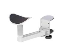 Adjustable Armrest Clamp - Table Extension Support, Ergonomic Workstation Cradle, Heavy Duty Mount, Multi Angle Positioning | Comfortable Desk Setup Office Workbench Recliner Use Workshop Setup