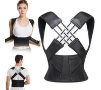 Adjustable Back Posture Belt Office Home Gym Unisex,Correcteur de Posture Dos Redresse Dos pour Homme,Femme,Correcteur de Posture pour Maintien Dos Droit Soutien (XXL)