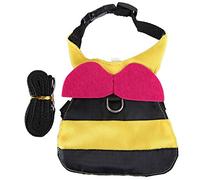 Adjustable Bee Pet Harness with Leash | Cartoon Design for Cats/Rabbits/Small Dogs | Lightweight & Resilient | 3 Sizes (S, M, L) (M)
