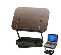 Adjustable Book Holder, Foldable Desktop Riser, 13.39x9.25x2.99in Portable & Space Saving, 360-Degree Easy to Adjust, Laptop Rotating Stand for Desk, Magazines, Recipe Books, Tablets, Cookbooks