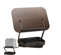 Adjustable Book Holder, Multifunctional Display Stand, Foldable Riser with 360° Rotation, Ideal for Cookbooks, Tablets, Laptops, Magazines, Recipe Reading at Home or Desk Workplace