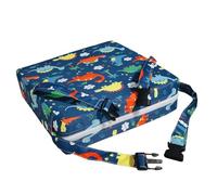 Adjustable Booster Seat Cushion, Thick Comfortable Heightening Pad, Adorable Washable Cover and Security Perfect for Kids, Children, Babies Mealtime Seating, Dining Chairs