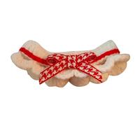 Adjustable Bowknot Cat Collar, Knitting Wool Pet Neckwear, Versatile Soft Collar with Detachable Bow Tie for Kittens Small Dogs (M (Approx. 32 X 4cm / 12.6 X 1.6in))