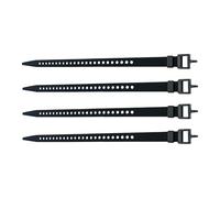 Adjustable Cable Ties, Securing Straps, 4 Pieces Buckle, Reusable Organizer Strap for Cables and Gear, Multi Purpose Flexible Straps for Outdoor and Travel, Strap Luggage Skiing Sports Equip
