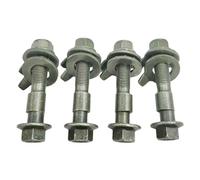 Adjustable Camber Bolts Kit, 4x Eccentric Screws for Car Wheel Alignment, Suspension Tuning, Tire Positioning, Steering Handling, Auto Repair, Mechanic Use, 0.47-0.67 Inches