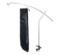 Adjustable Camping Lantern Rack - Table Light Shelf, Bracket Holder for Lantern Only, Outdoor Organizer for Camping, Hiking, Backpacking, Picnic, Garden, Lanterns Storage & Easy Lighting Access