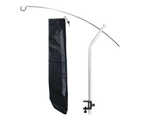Adjustable Camping Lantern Rack - Table Light Shelf, Bracket Holder for Lantern Only, Outdoor Organizer for Camping, Hiking, Backpacking, Picnic, Garden, Lanterns Storage & Easy Lighting Access